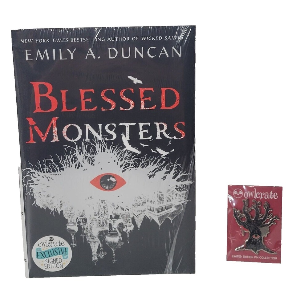 Blessed Monsters Owlcrate Signed Edition Emily A. Duncan LE Pin